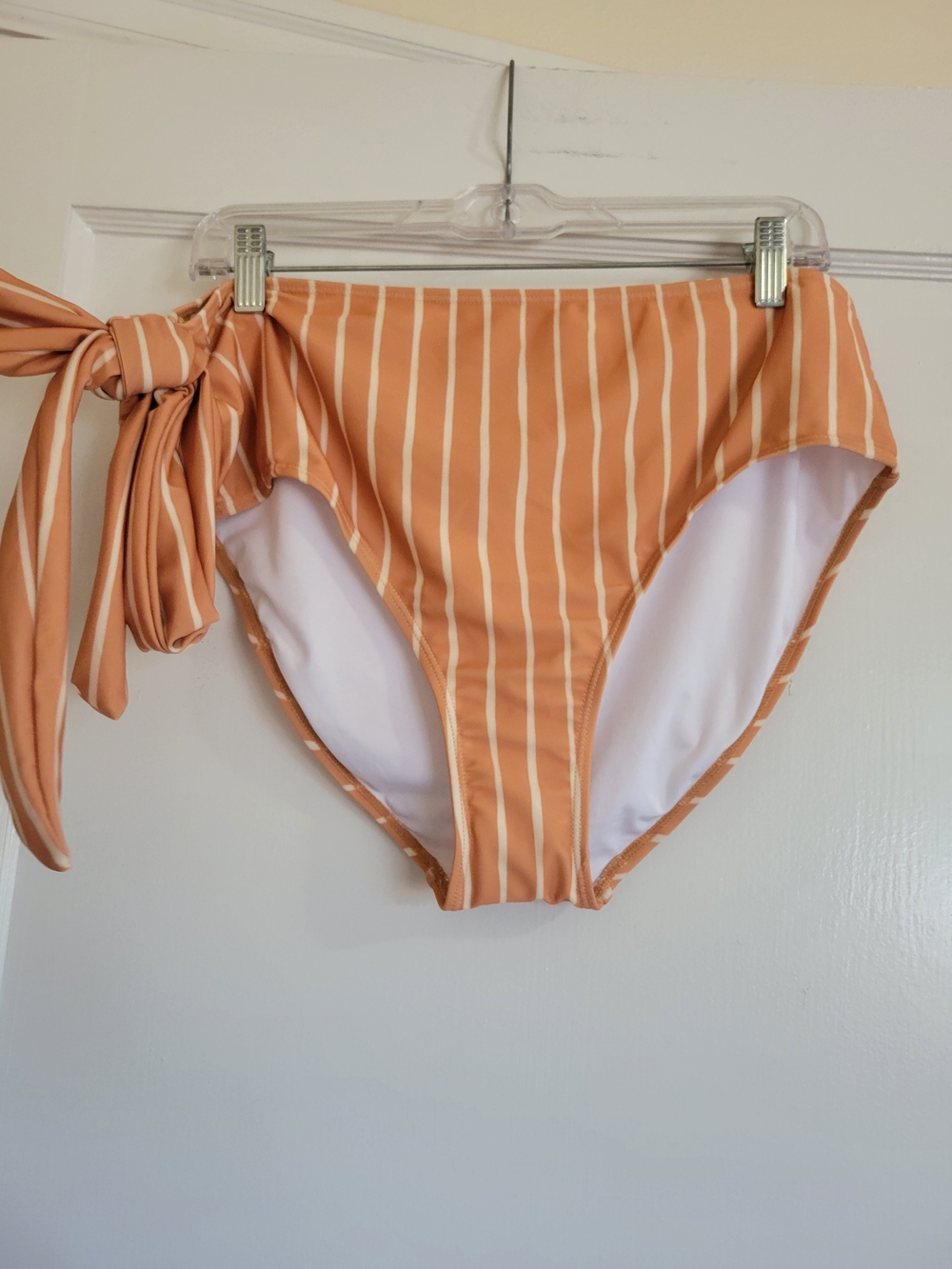 Nani Terracotta Striped Bikini Bottoms